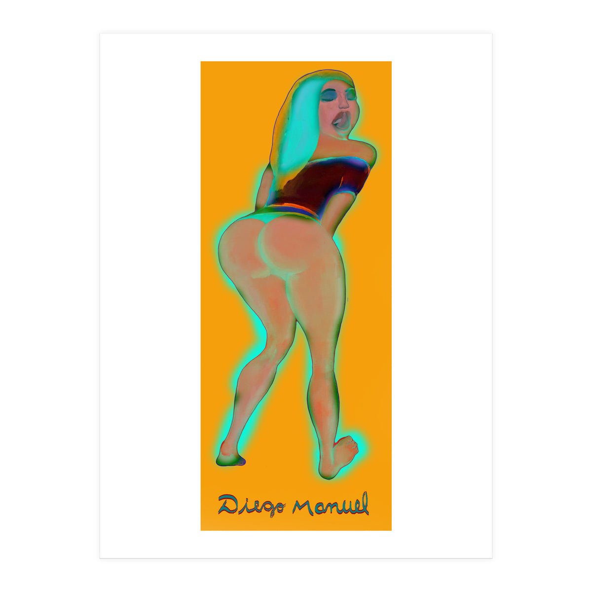 Chica Sensual 2 B3 (Print Only)