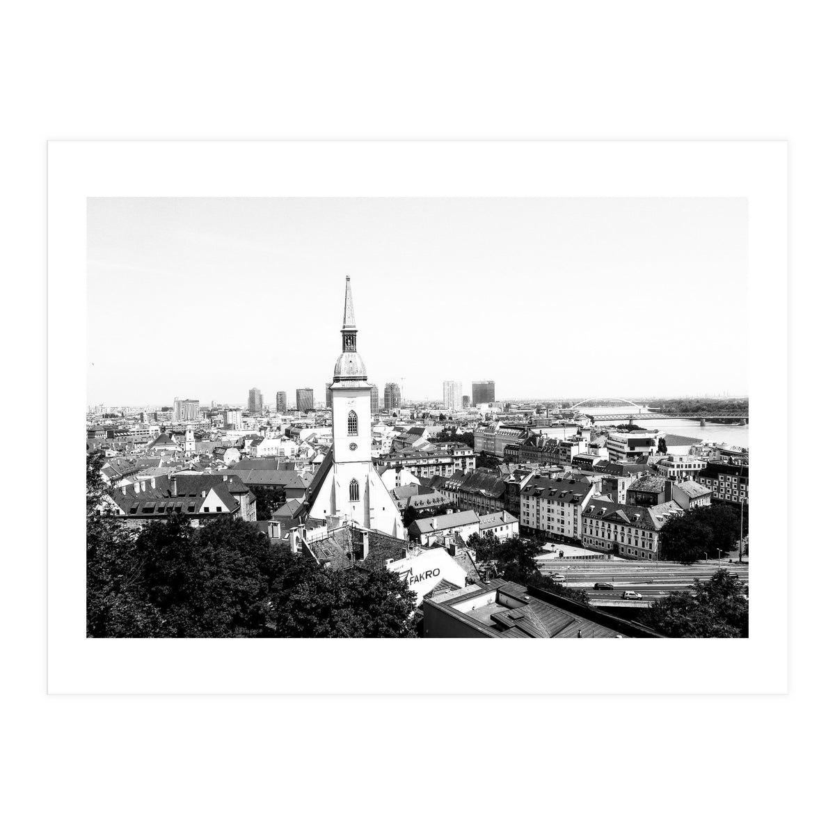 Bratislava Skyline (Print Only)
