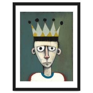 Footballer In A Crown by Walter WhatsHisFace