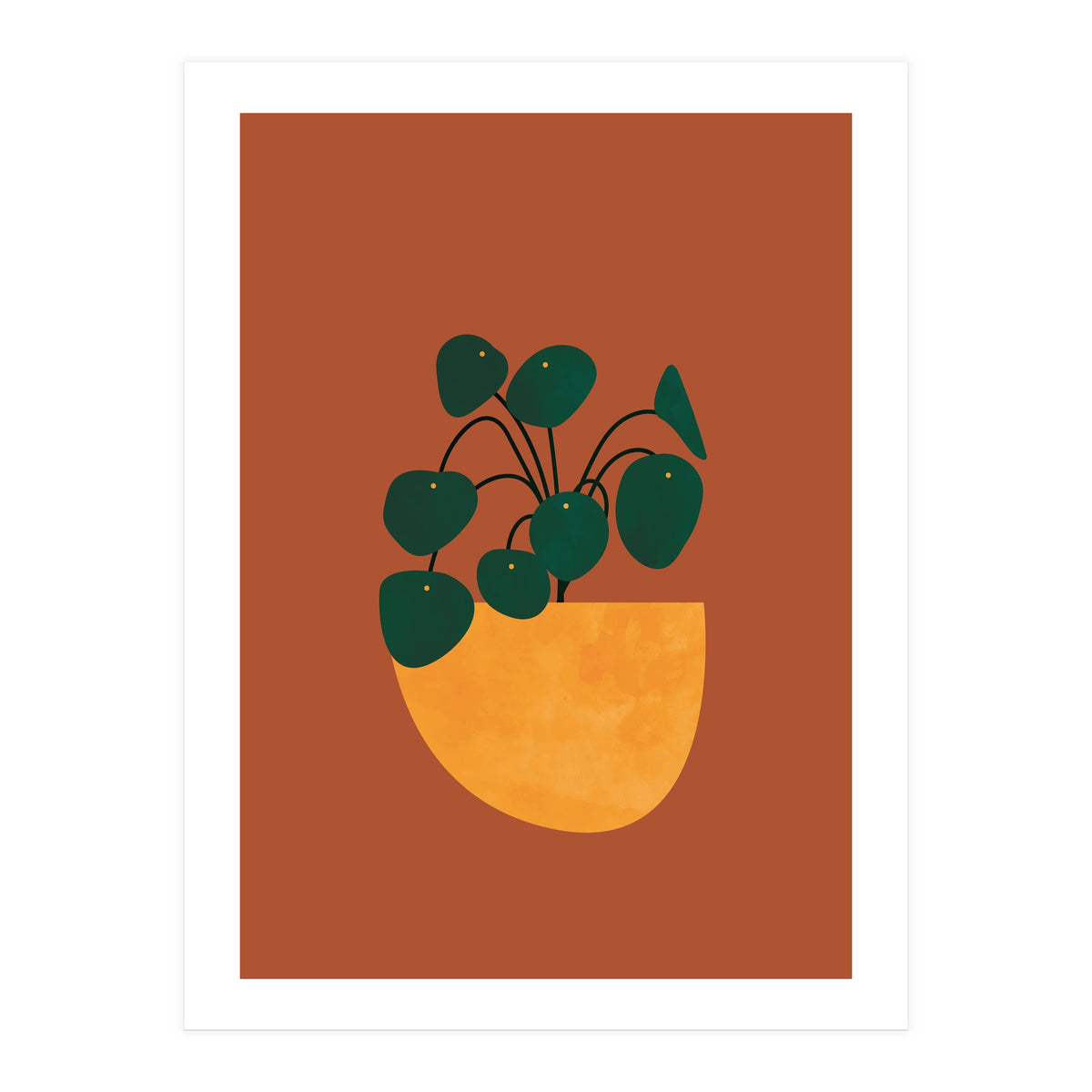 Boho Houseplant (Print Only)