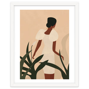 Woman Boho Minimalist Illustration by Technicolorable