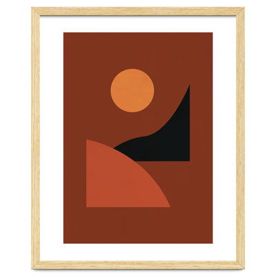Abstract Geometrical Terracota Earthy Tones