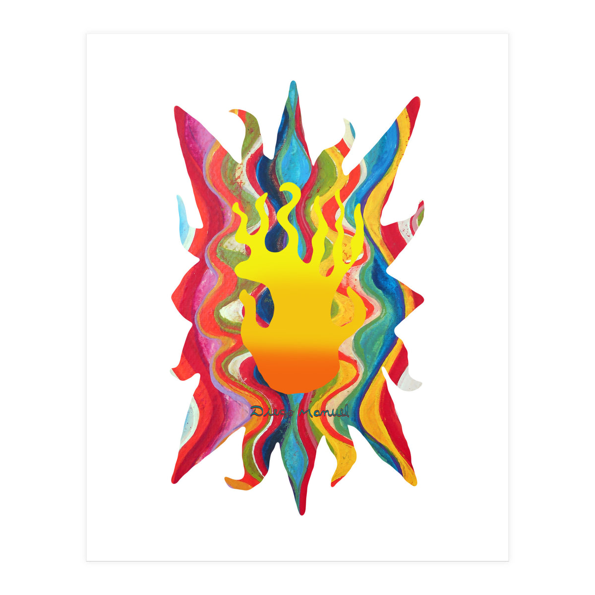 Fuego 9 Copia (Print Only)