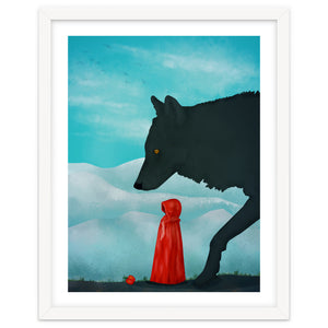 Red And Wolf by Sybille Sterk