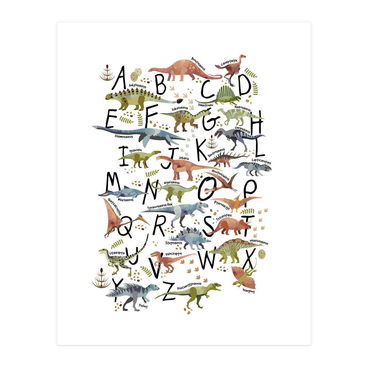 Dinosaur Alphabet (Print Only)