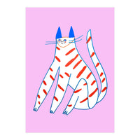 Stripey Cat (Print Only)