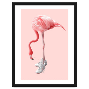 Sneaker Flamingo by Jonas Loose