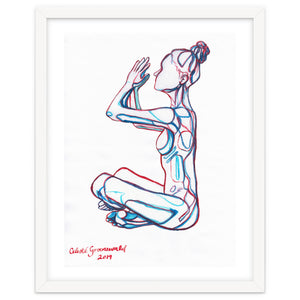 Sukhasana by Celeste Groenewald