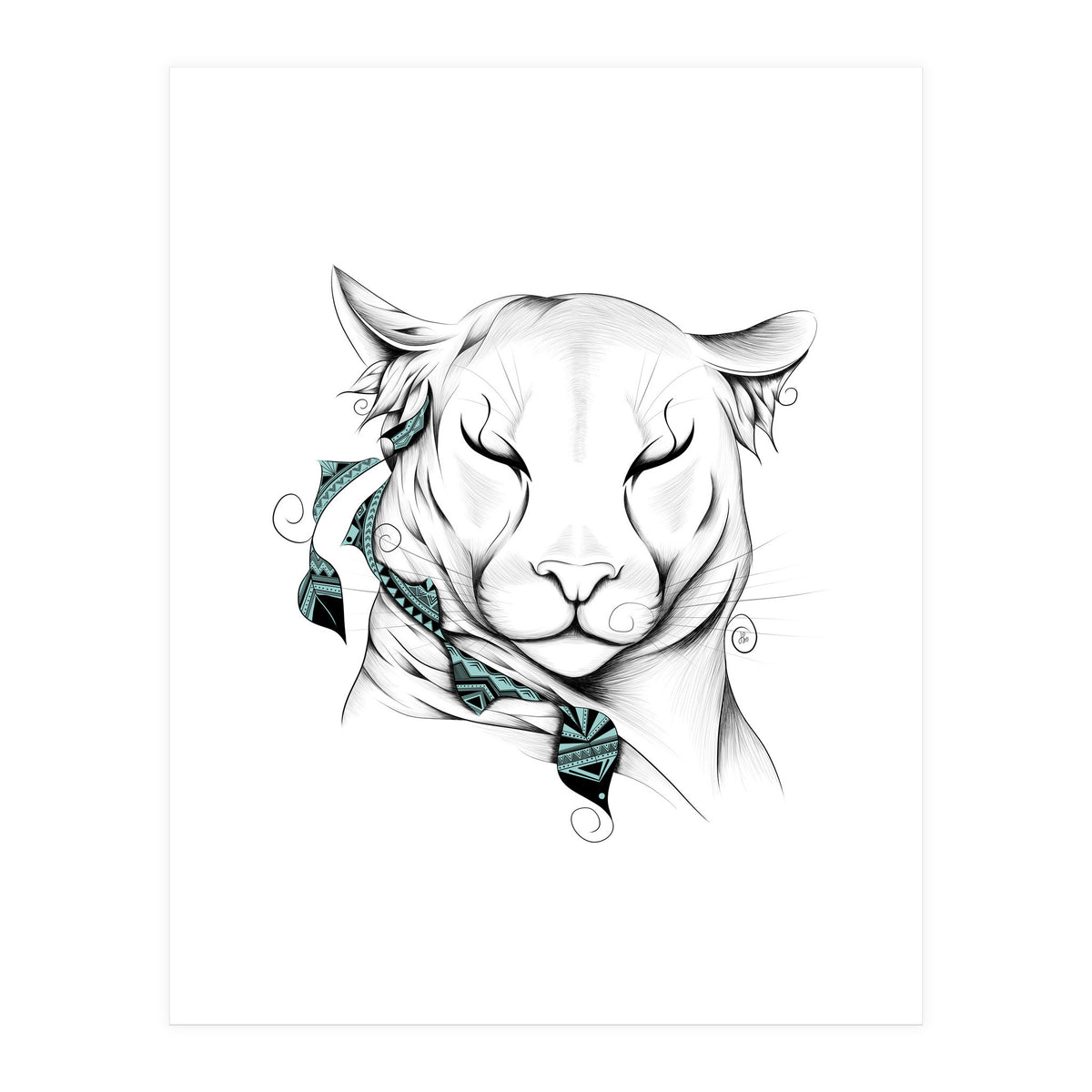Poetic Cougar (Print Only)
