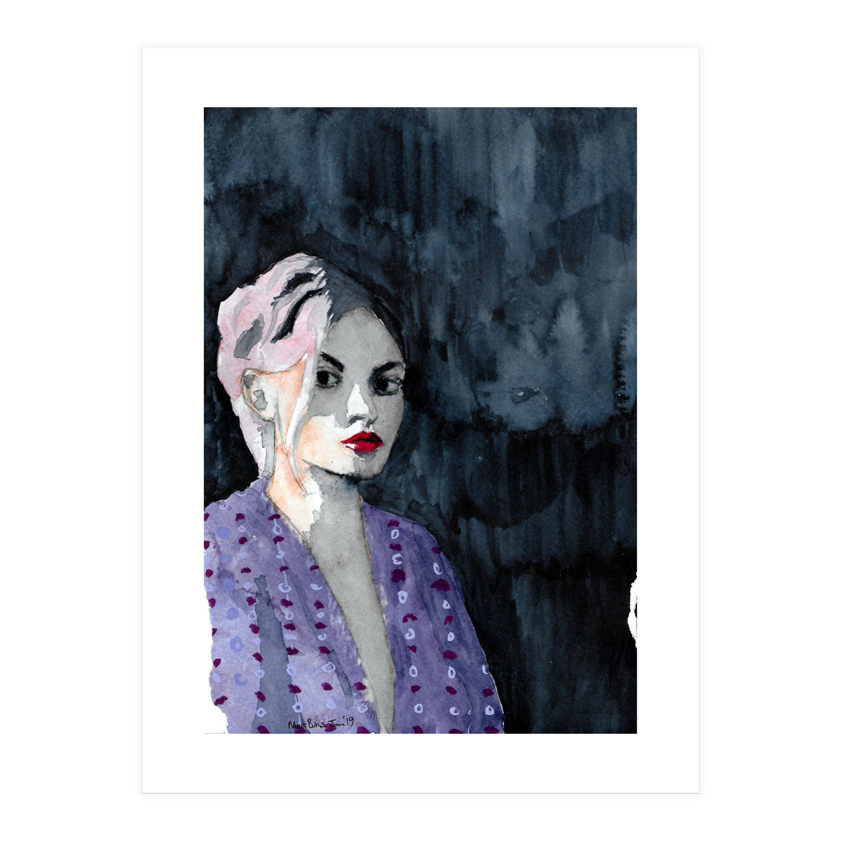 Untitled #25 - Woman in purple (Print Only)