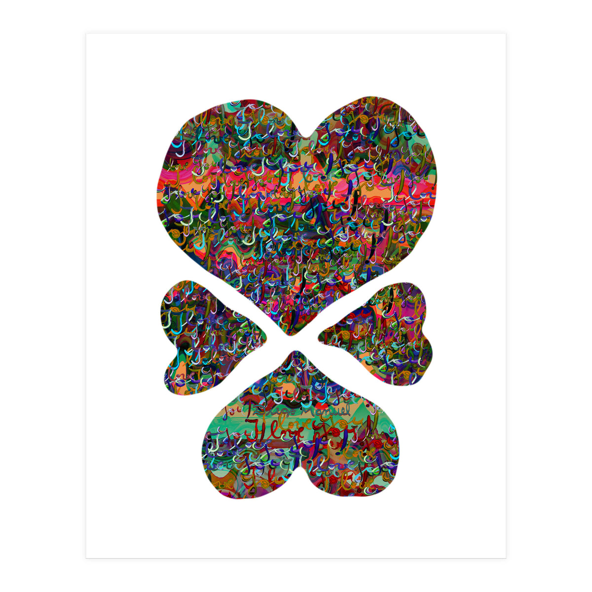 4 Corazones 3 (Print Only)