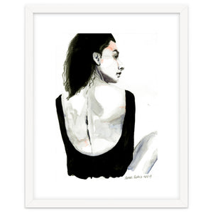 Untitled #4 - Woman with her back to us by Marc A. Burns