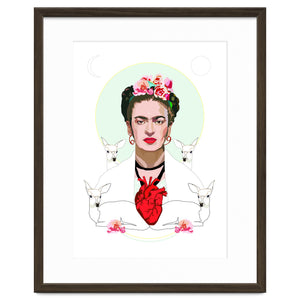 Frida Kahlo (light) by Anna McKay
