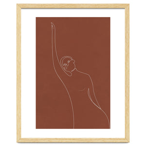 Line Art Woman Body by Technicolorable