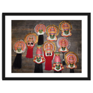 Mask On The Wall - Kathakali Face by Studio De Elysian