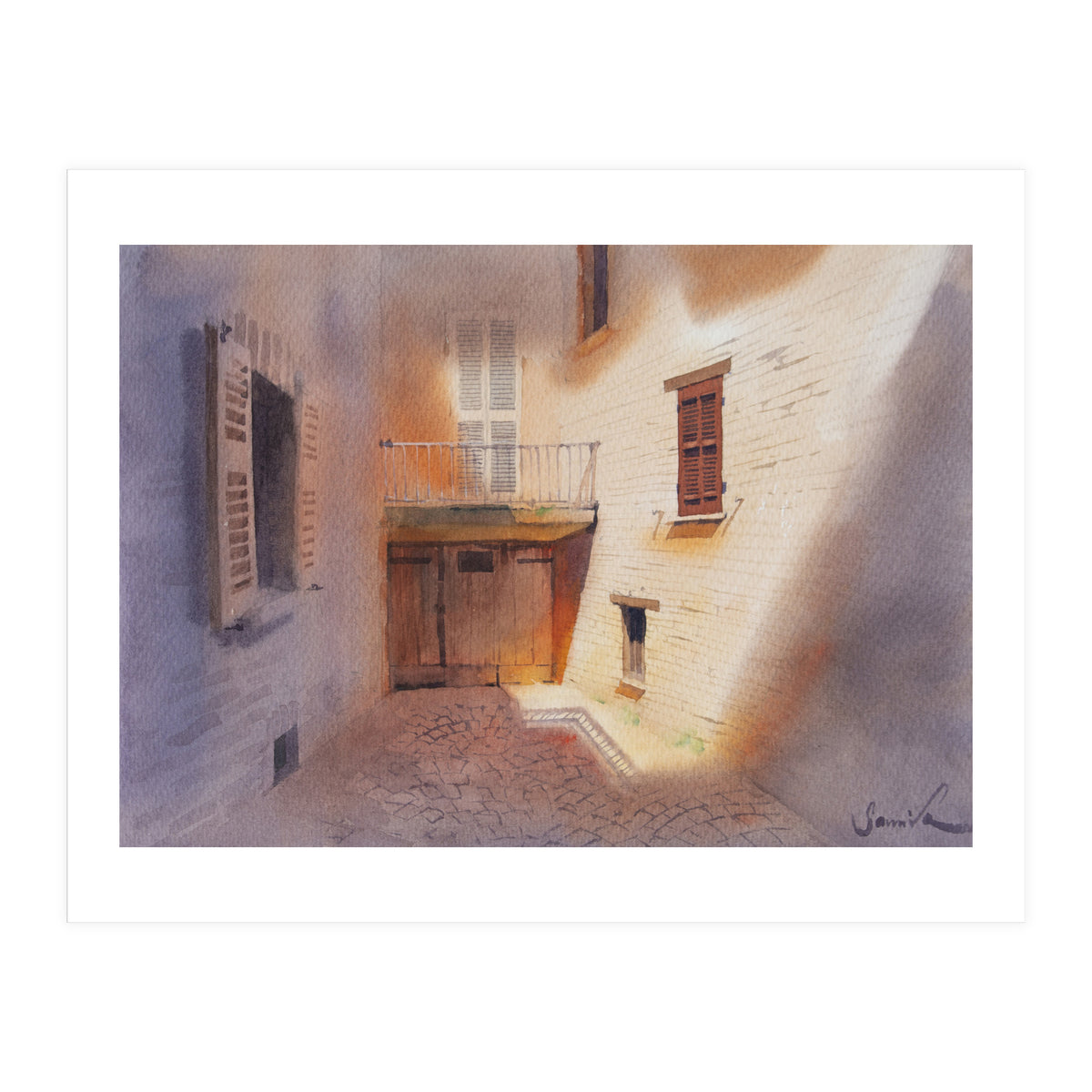 Italy romantic view (Print Only)