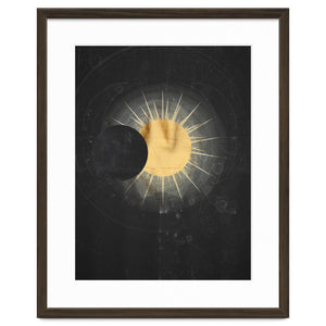 Vintage Cosmos: Solar Eclipse by Sybille Sterk