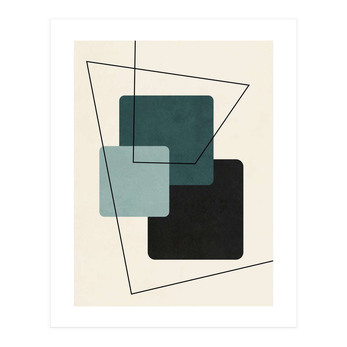 GEOMETRIC SHAPES - F01 (Print Only)