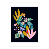 Flowers and leaves (Print Only)
