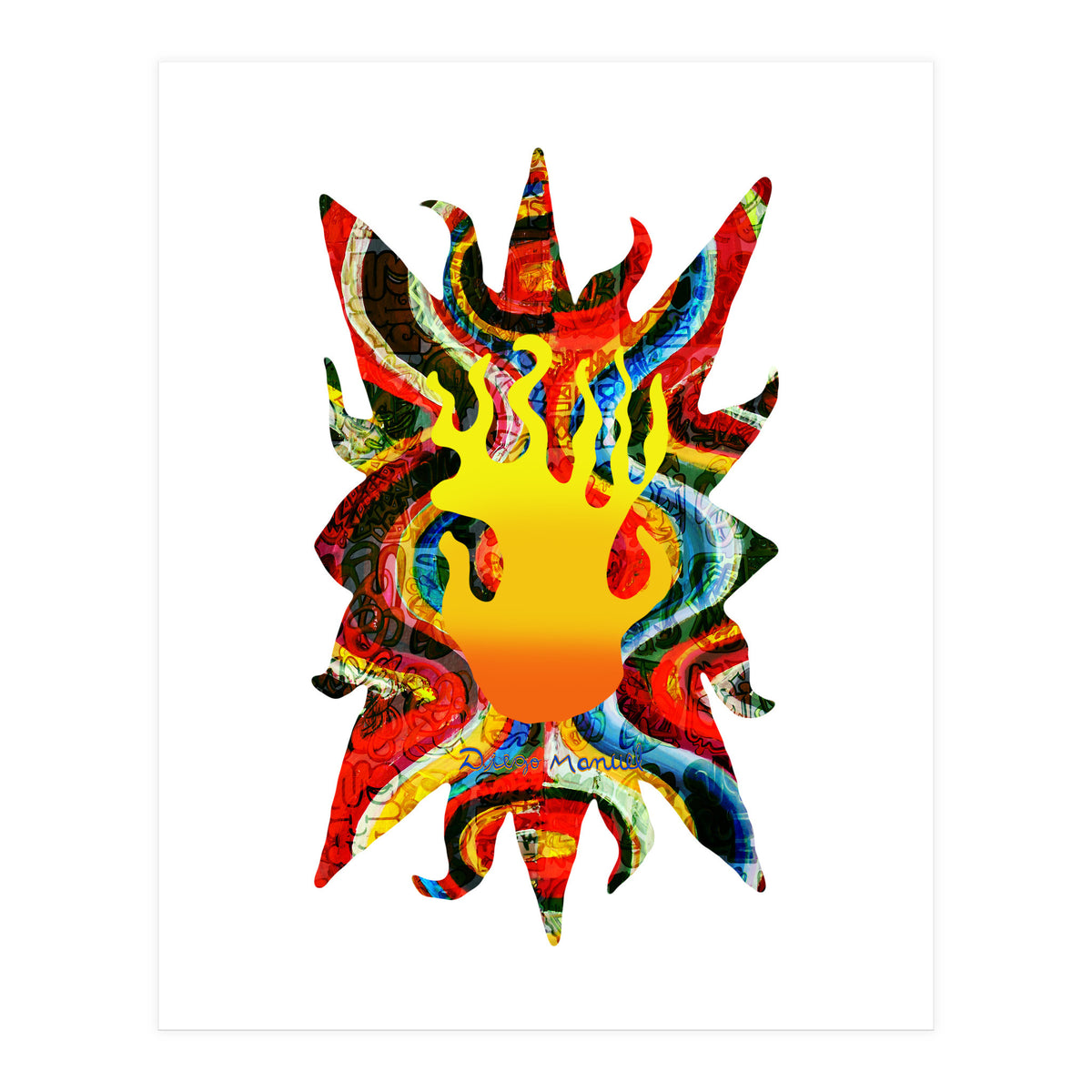 Fuego 17 Copia (Print Only)