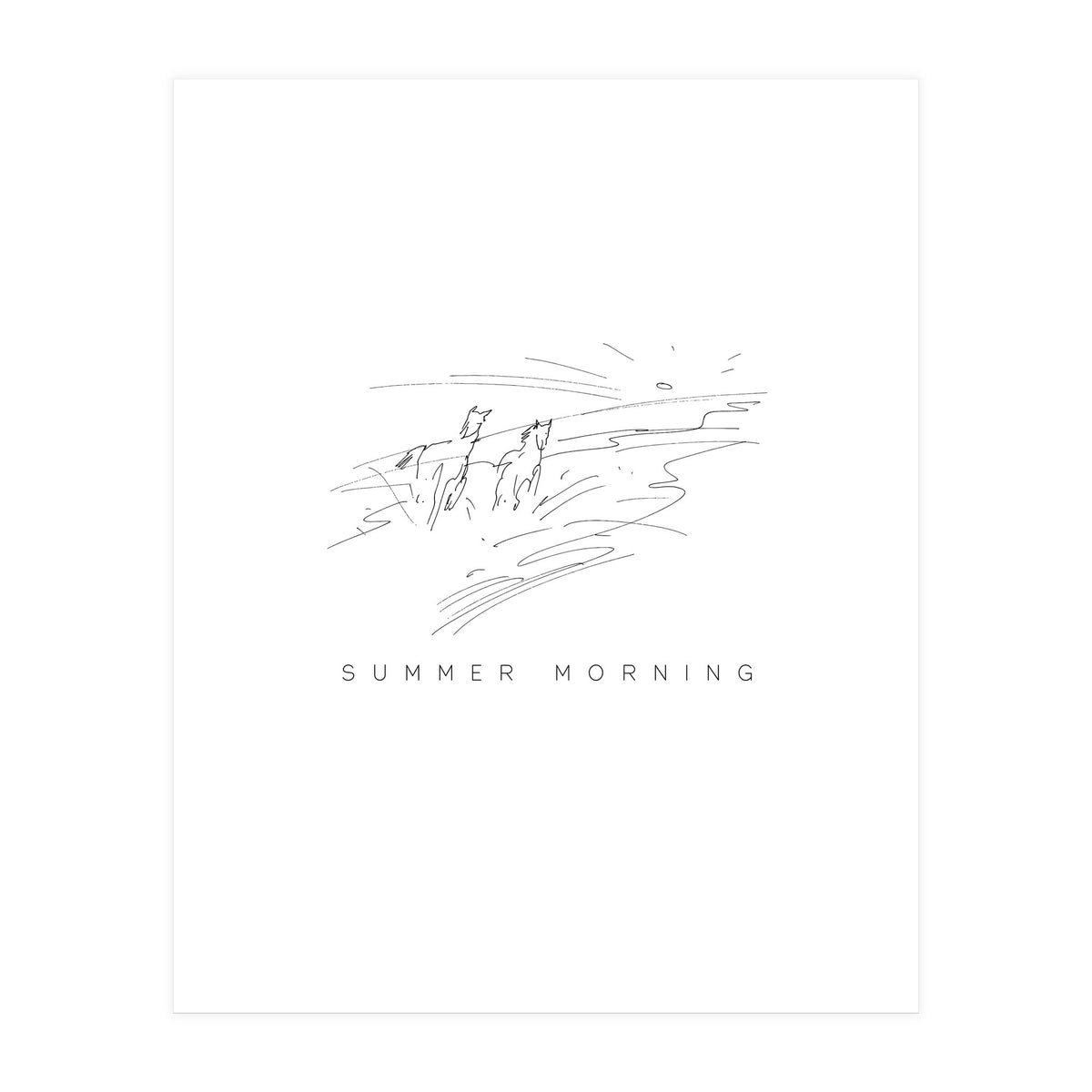 Summer Morning - II (Print Only)