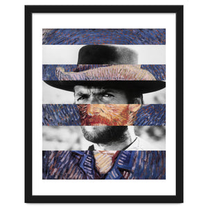Van Gogh's Self Portrait & Clint Eastwood by Luigi Tarini