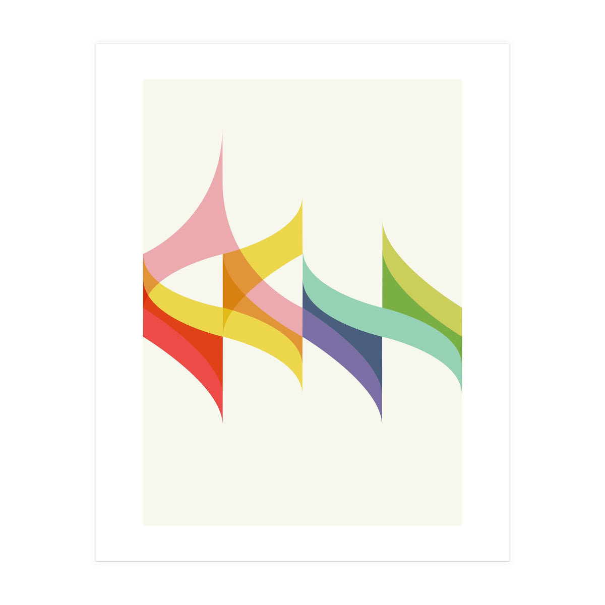 Rainbow Waves (Print Only)