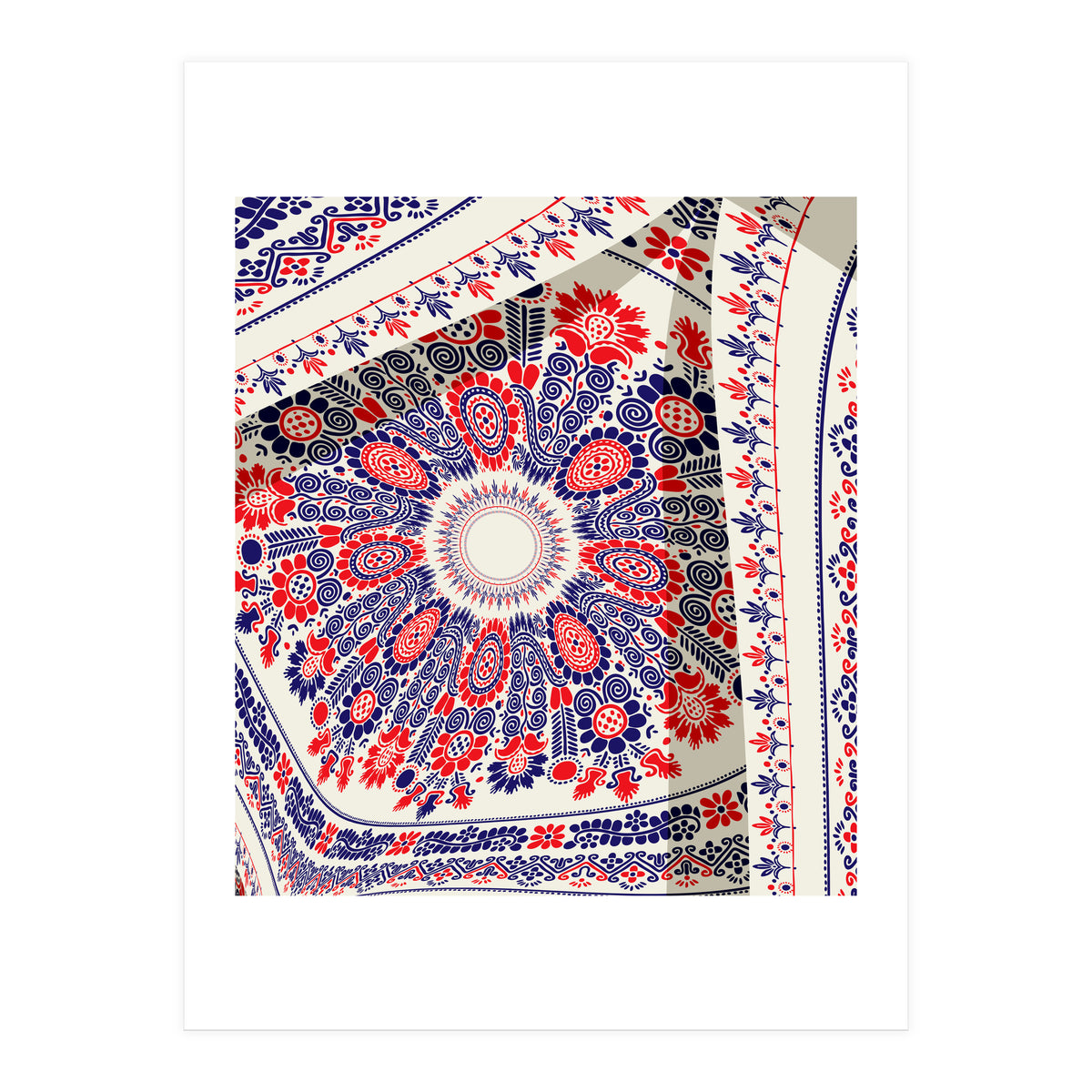 Romanian embroidery background 39 (Print Only)