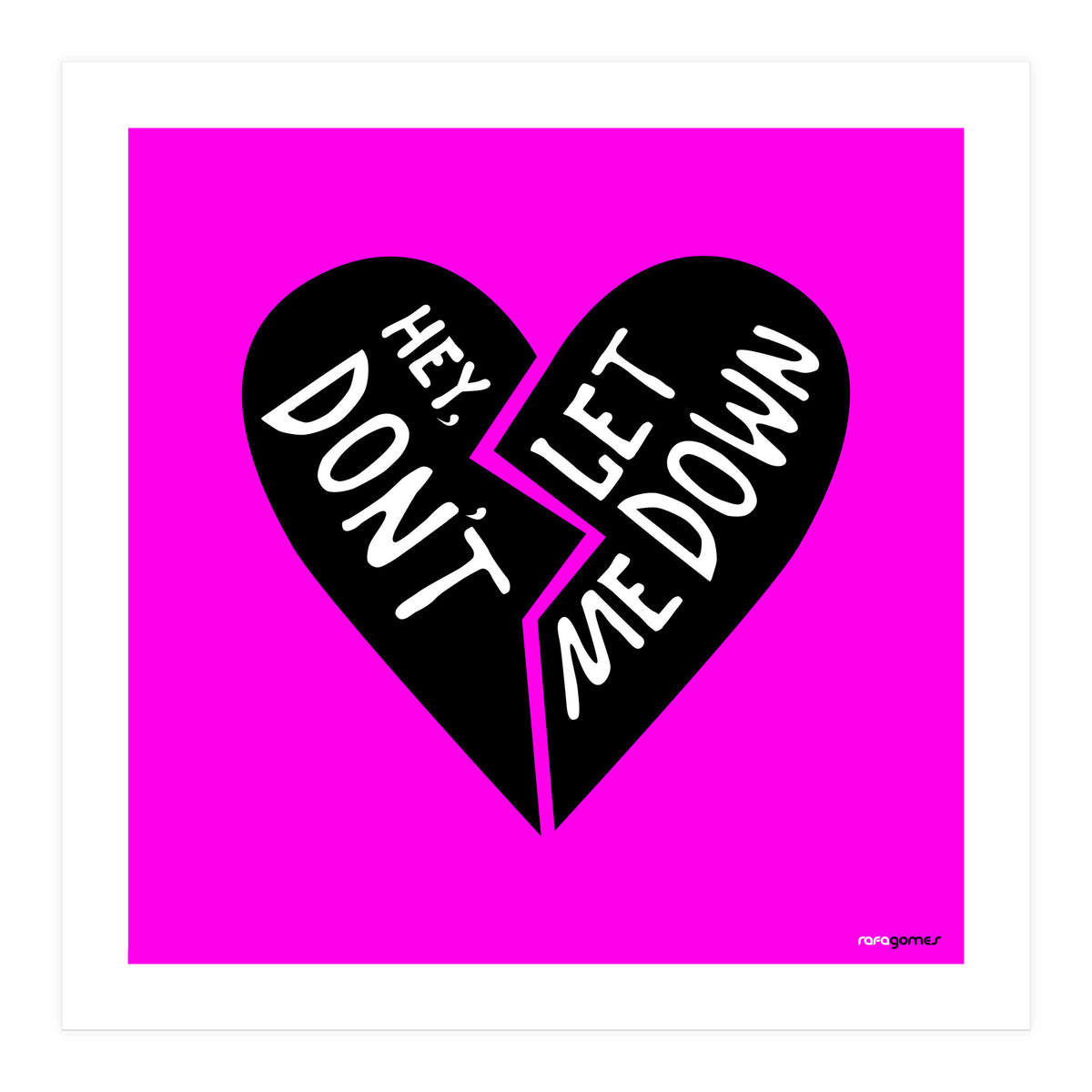 Don't Let Me Down (Print Only)