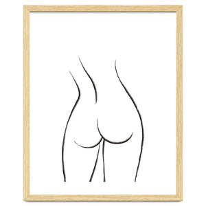 Female butt line by Doriscici