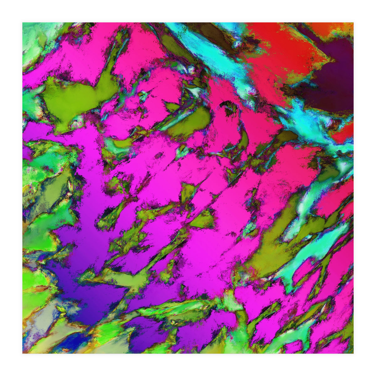 Shattering Pink Tigers (Print Only)