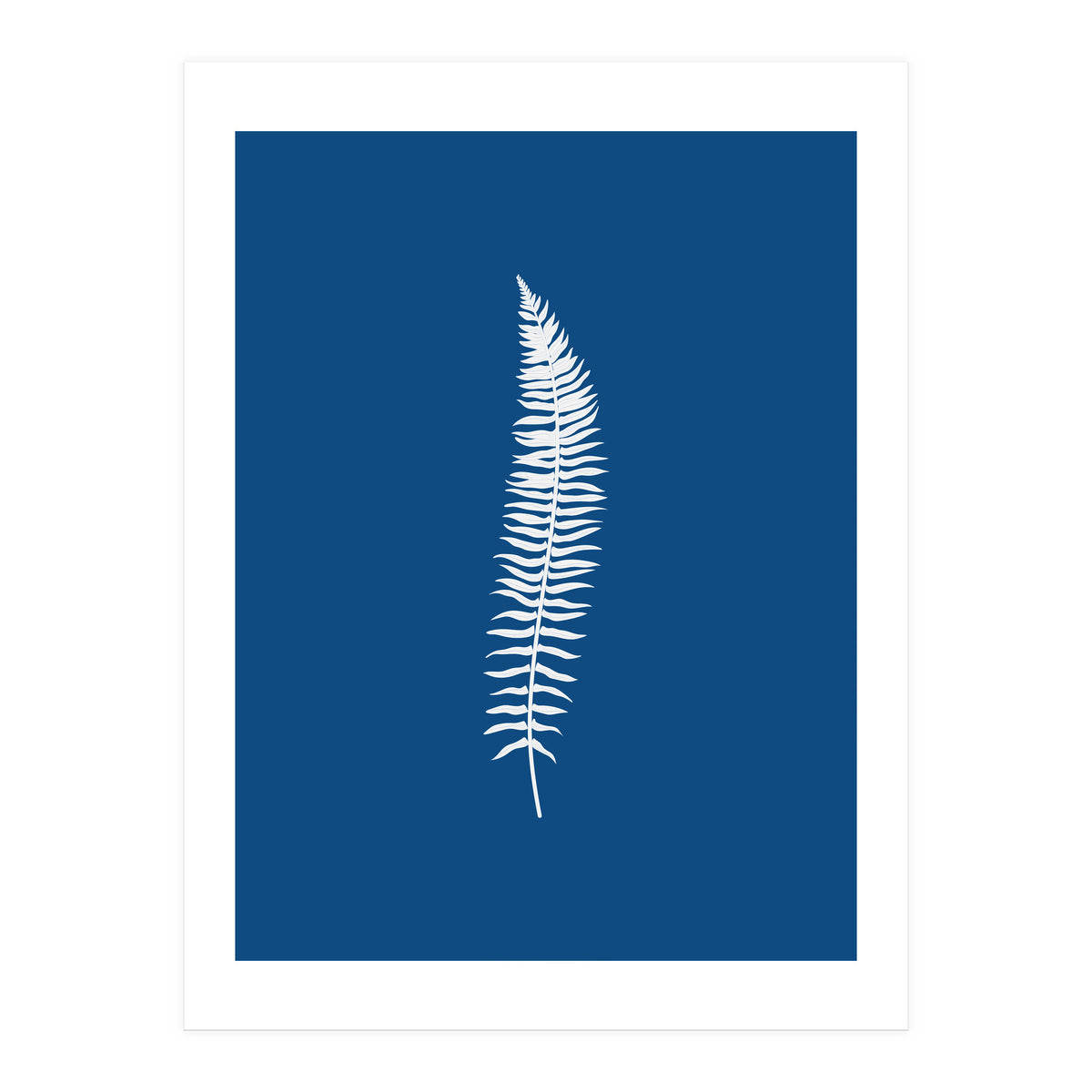 Blue Botanical I (Print Only)