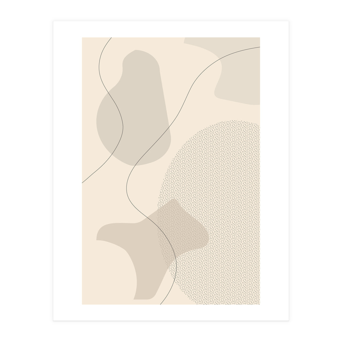 Mid-Century Modern No. 1 | brown (Print Only)