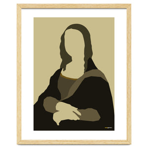 Monalisa Minimalist by Rafa Gomes