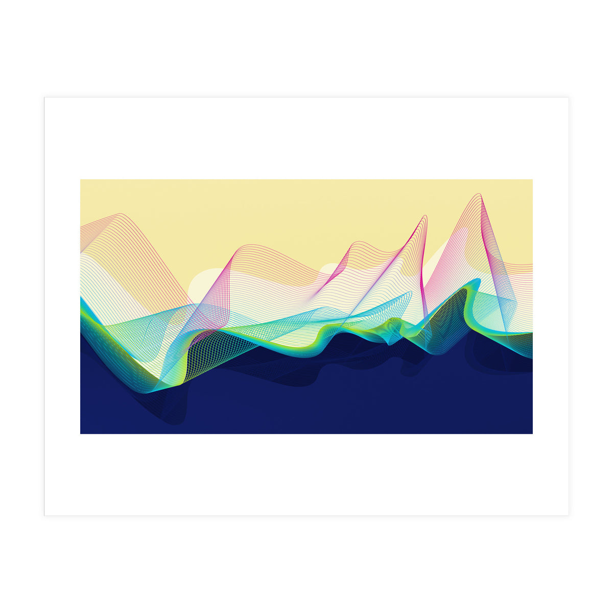 Abstract Waves (Print Only)
