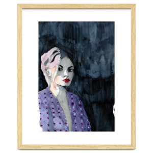 Untitled #25 - Woman in purple by Marc A. Burns