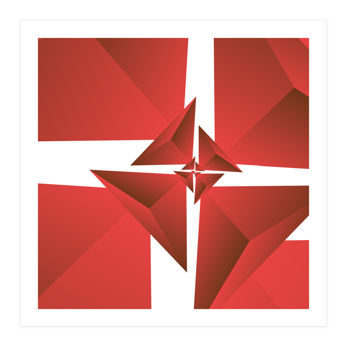 Trendy Triangle Pattern (Print Only)