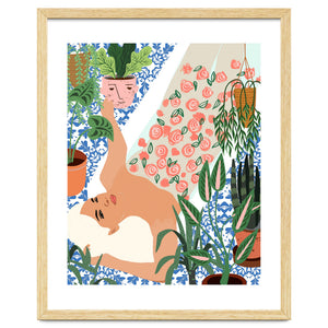 Moroccan Bath With Plants by 83 Oranges