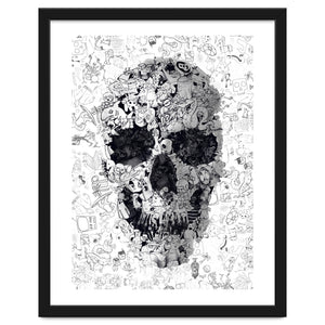 Doodle Skull by Ali Gulec