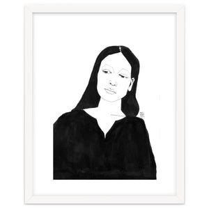 Untitled #36 - Woman in black by Marc A. Burns