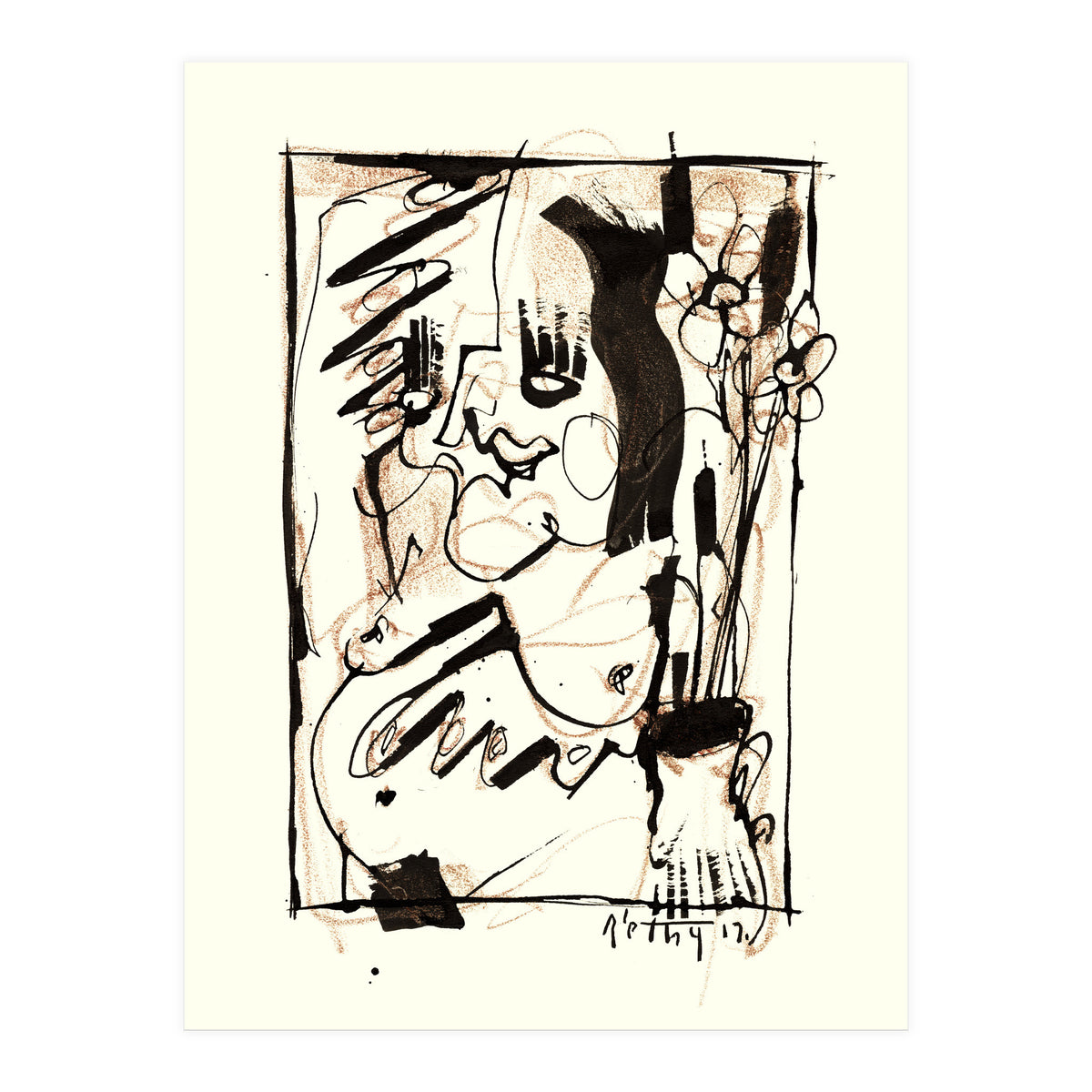 Old Flowers (Print Only)