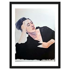 Untitled #91 - Woman in black by Marc A. Burns