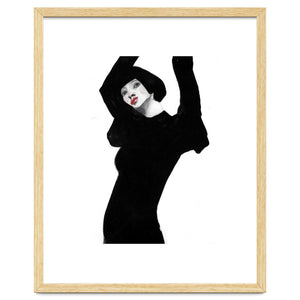 Untitled #11 - Woman in black by Marc A. Burns