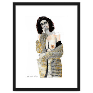 Untitled #15 - Woman in coat by Marc A. Burns