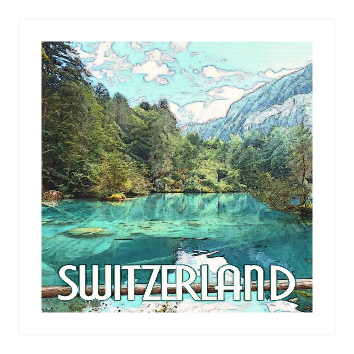 Blausee Naturpark, Switzerland. (Print Only)
