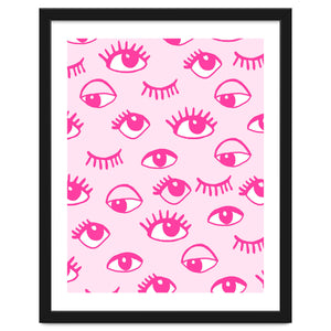 Pink Eye by The Fuzzy Bee Paper Company