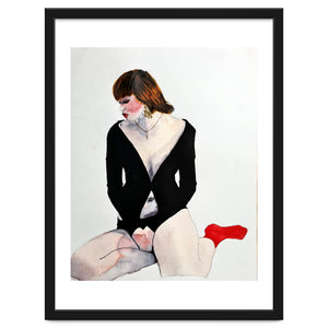 Untitled #95 Red Socks by Marc A. Burns