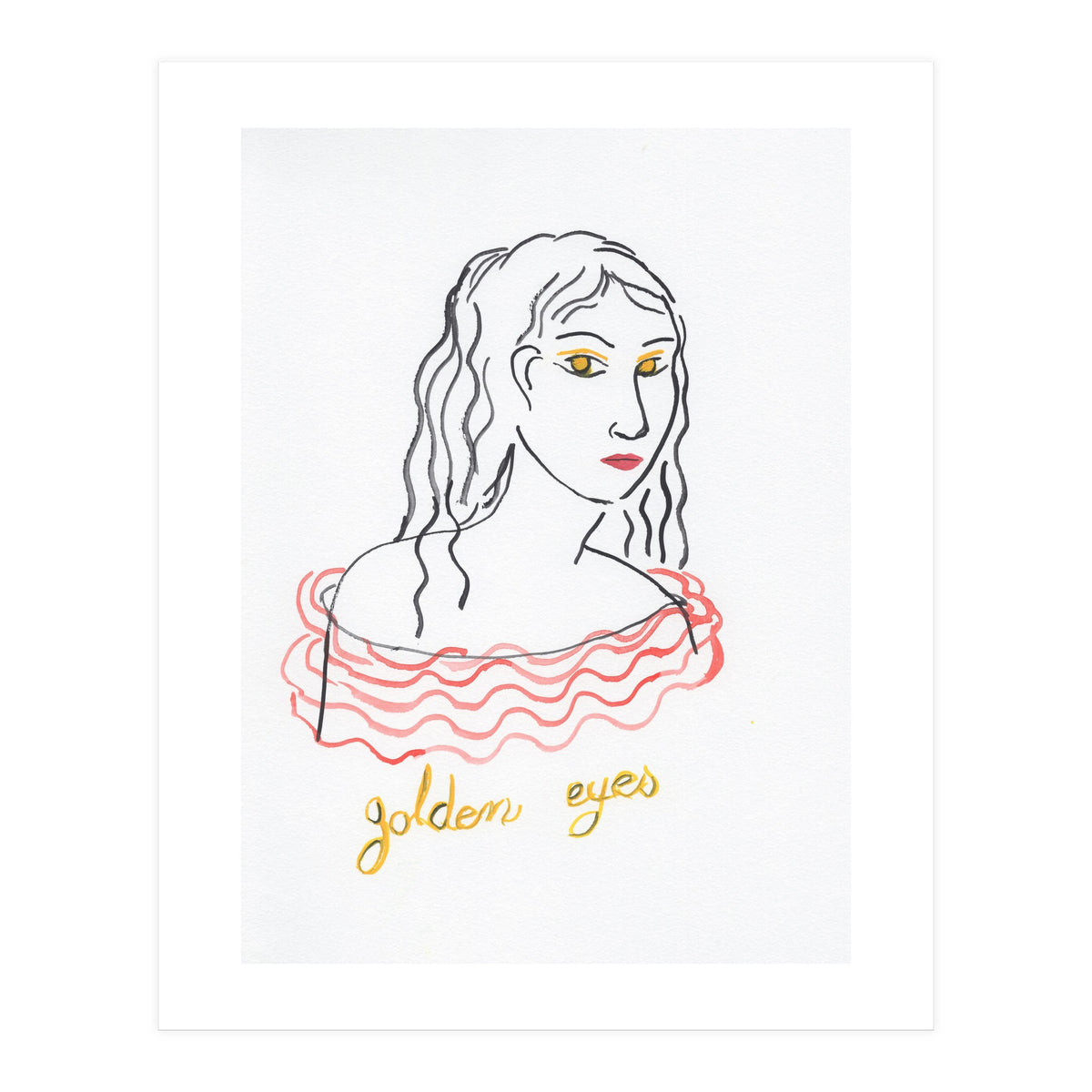 Golden eyes (Print Only)