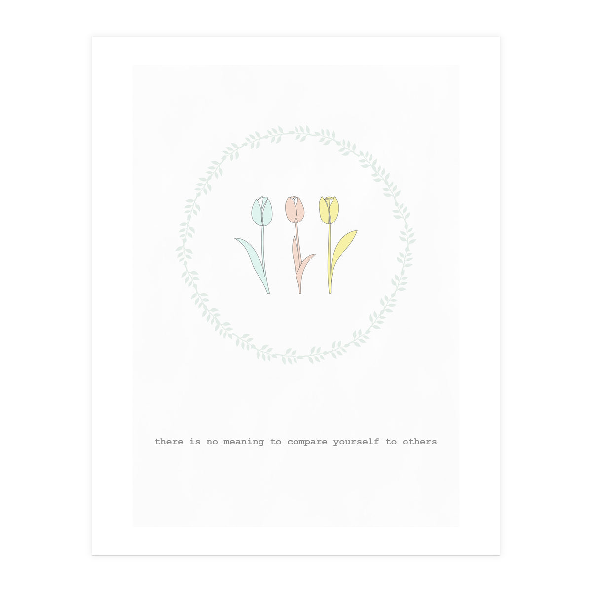 Tulip Flowers (Print Only)