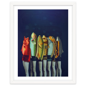 A Gaggle Of Reverse Mermaids by Sybille Sterk